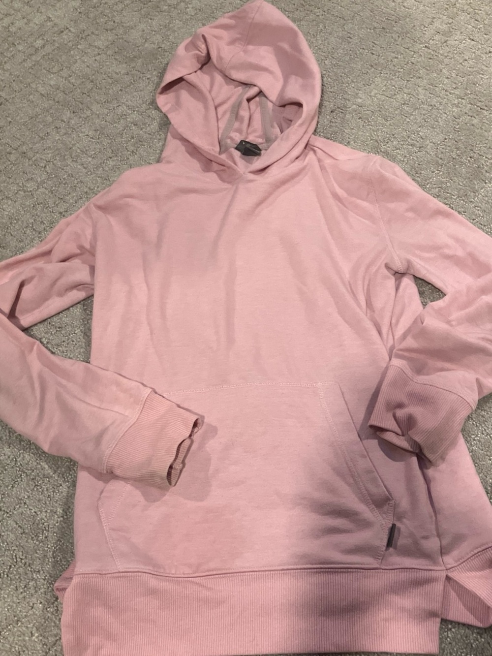 Eddie Bauer Light Pink Hooded Pullover Sweatshirt